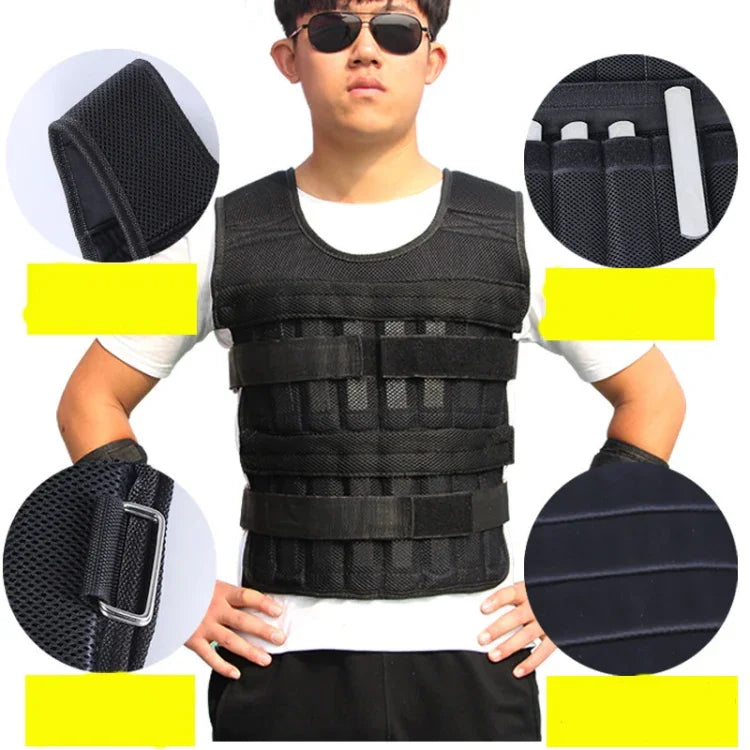 スポーツベスト 脚と腕用加重ストラップ フィットネストレーニング用加重器具、仕様：1kgベスト、1kgベスト、3kgベスト、5kgベスト、10kgベスト、15kgベスト、10kgスーツ、15kgスーツ