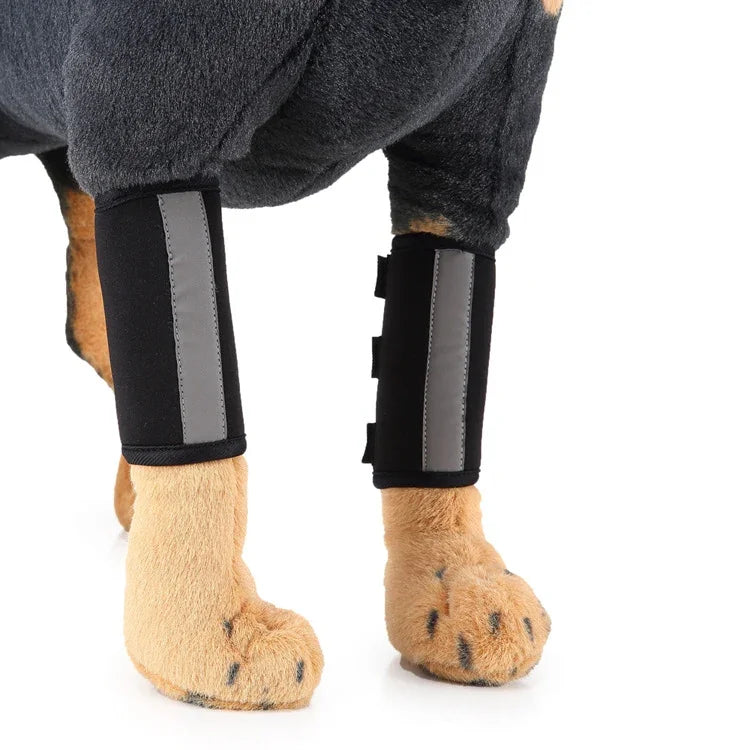 ペット膝プロテクター 犬手術用傷保護カバー、S, M