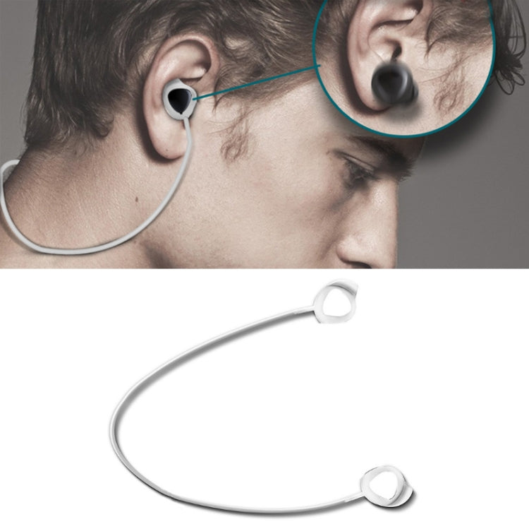 Samsung GALAXY Buds 1 / 2用 Bluetoothイヤホンスポーツシリコン紛失防止ロープ 3本セット ブラック、ホワイト、レッド、ブルー