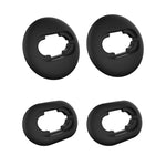 Samsung Galaxy Buds Live用 Bluetoothイヤホンシリコンイヤープラグキャップ 2セット ブラック2ペア、レッド2ペア、ブラウン2ペア、ホワイト2ペア