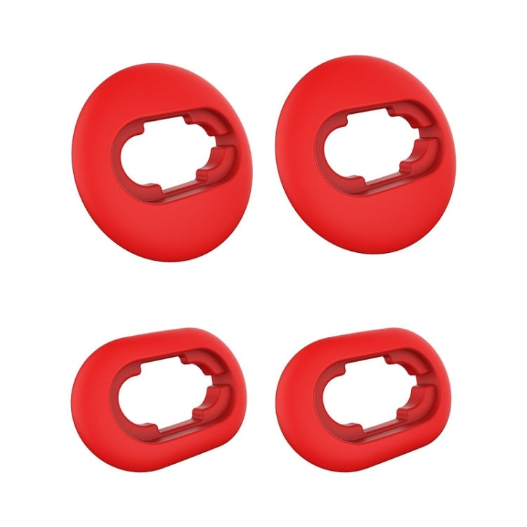 Samsung Galaxy Buds Live用 Bluetoothイヤホンシリコンイヤープラグキャップ 2セット ブラック2ペア、レッド2ペア、ブラウン2ペア、ホワイト2ペア