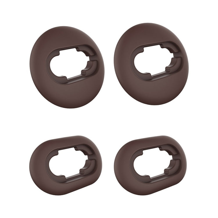 Samsung Galaxy Buds Live用 Bluetoothイヤホンシリコンイヤープラグキャップ 2セット ブラック2ペア、レッド2ペア、ブラウン2ペア、ホワイト2ペア