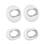 Samsung Galaxy Buds Live用 Bluetoothイヤホンシリコンイヤープラグキャップ 2セット ブラック2ペア、レッド2ペア、ブラウン2ペア、ホワイト2ペア