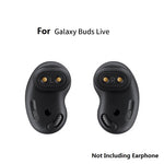 Samsung Galaxy Buds Live用 Bluetoothイヤホンシリコンイヤープラグキャップ 2セット ブラック2ペア、レッド2ペア、ブラウン2ペア、ホワイト2ペア