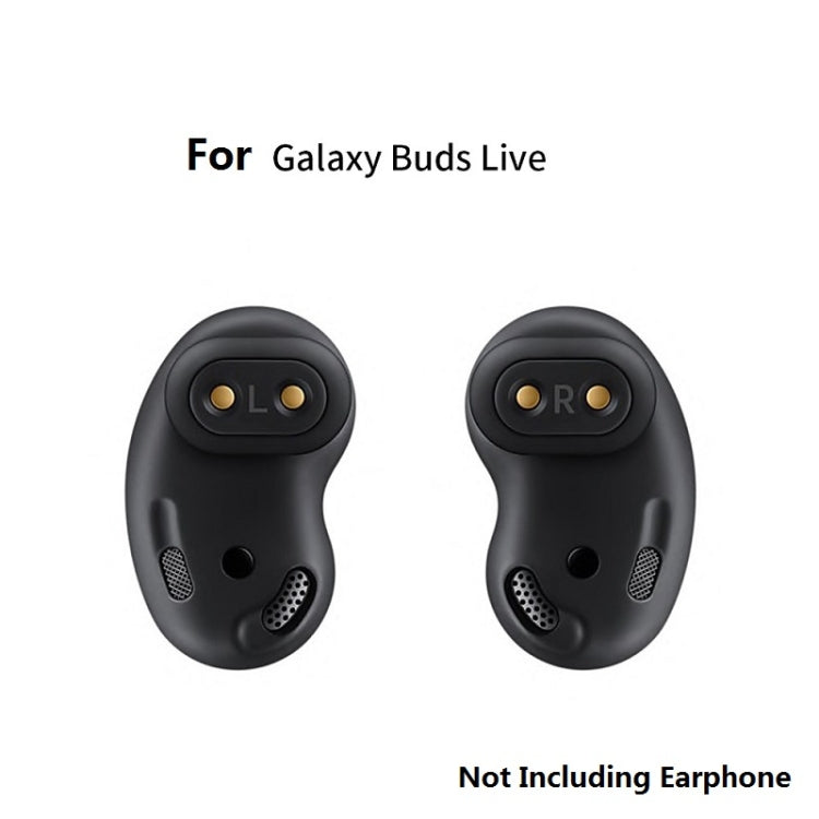 Samsung Galaxy Buds Live用 Bluetoothイヤホンシリコンイヤープラグキャップ 2セット ブラック2ペア、レッド2ペア、ブラウン2ペア、ホワイト2ペア
