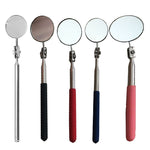 Car Repair Detection Mirror Universal Folding Telescopic Mirror Welding Chassis Inspection Mirror, Silver 50mm, Silver 30mm, Black Handle 50mm, Red Handle 50mm, Purple Handle 50mm, Pink Handle 50mm