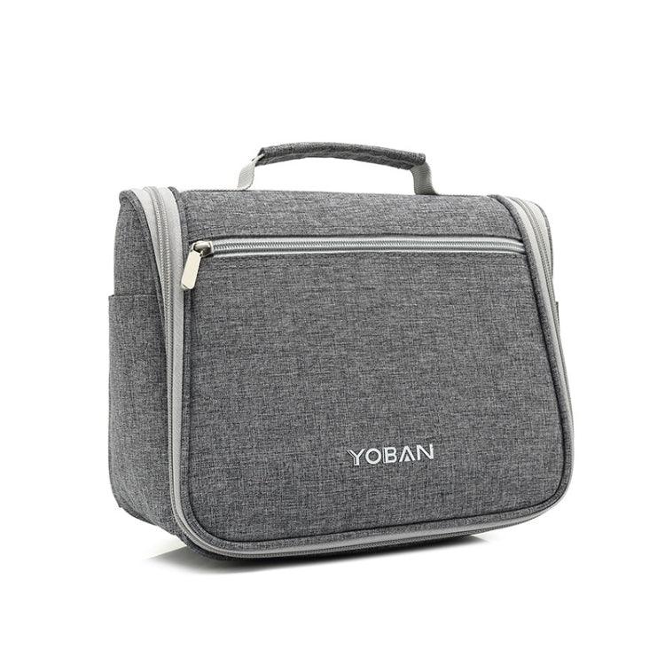 YOBAN トラベルアウトドア多機能大容量洗濯収納バッグ ハンギング防水コスメバッグ グレー、ローズレッド、シーウォーターブルー