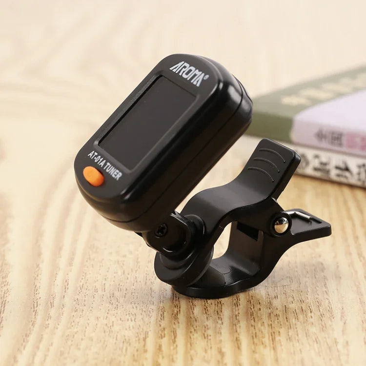 AROMA ギターチューナー ウクレレ バイオリン ベース 多機能電子チューナー, AT-01A, AT-200D