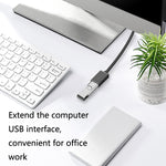Jasoz USB オス to メス 無酸素銅芯延長データケーブル、色：ブラック0.5m、ブラック0.5m、ブラック1m、ブラック1.5m、ブラック2m、ブラック3m、ブラック5m、ダークブルー0.5m、ダークブルー1m、ダークブルー1.5m、ダークブルー2m、ダークブルー3m、ダークブルー5m、ブラック8m