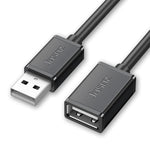Jasoz USB オス to メス 無酸素銅芯延長データケーブル、色：ブラック0.5m、ブラック0.5m、ブラック1m、ブラック1.5m、ブラック2m、ブラック3m、ブラック5m、ダークブルー0.5m、ダークブルー1m、ダークブルー1.5m、ダークブルー2m、ダークブルー3m、ダークブルー5m、ブラック8m