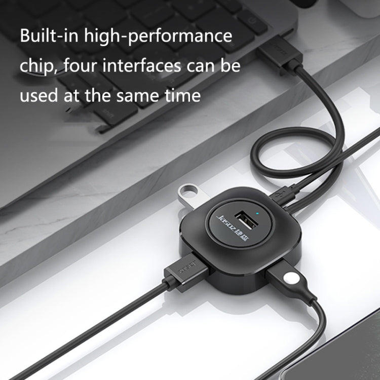 Jasoz 高速USB2.0 4ポートHUB 1to4ドッキングHUB、ブラック0.3m、ブラック0.5m、ブラック1.2m、ホワイト0.3m、ホワイト0.5m、ホワイト1.2m