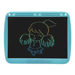 15インチ 充電式タブレット お絵かき メッセージ ダブルライティングボード LCD 子供用描画ボード、モノクロライン（ブルー）、モノクロライン（ピンク）、モノクロライン（ブラック）、ブルーカラフルライン（ブルー）、カラフルライン（ピンク）、カラフルライン（ブラック）