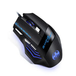 GAMING BLOODBAT GM02 7キー USB有線光学ゲームマウス デジタル呼吸ライトマウス