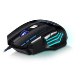 GAMING BLOODBAT GM02 7キー USB有線光学ゲームマウス デジタル呼吸ライトマウス