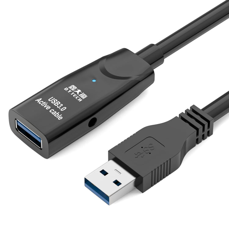 D.Y.TECH USB 3.0 オス to メス延長ケーブル 二重シールドチップデータケーブル、長さ：10m、15m