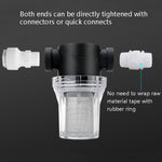 給水管前部プラスチックフィルター庭園灌漑水浄化器、仕様：4ポイントインターフェース40メッシュ