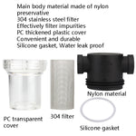 給水管前部プラスチックフィルター庭園灌漑水浄化器、仕様：4ポイントインターフェース40メッシュ