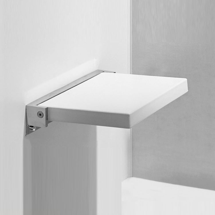 TX-116N-UP バスルームシャワーシート 高齢者用家庭壁掛けトイレ折りたたみスツール、ブラック、ホワイト