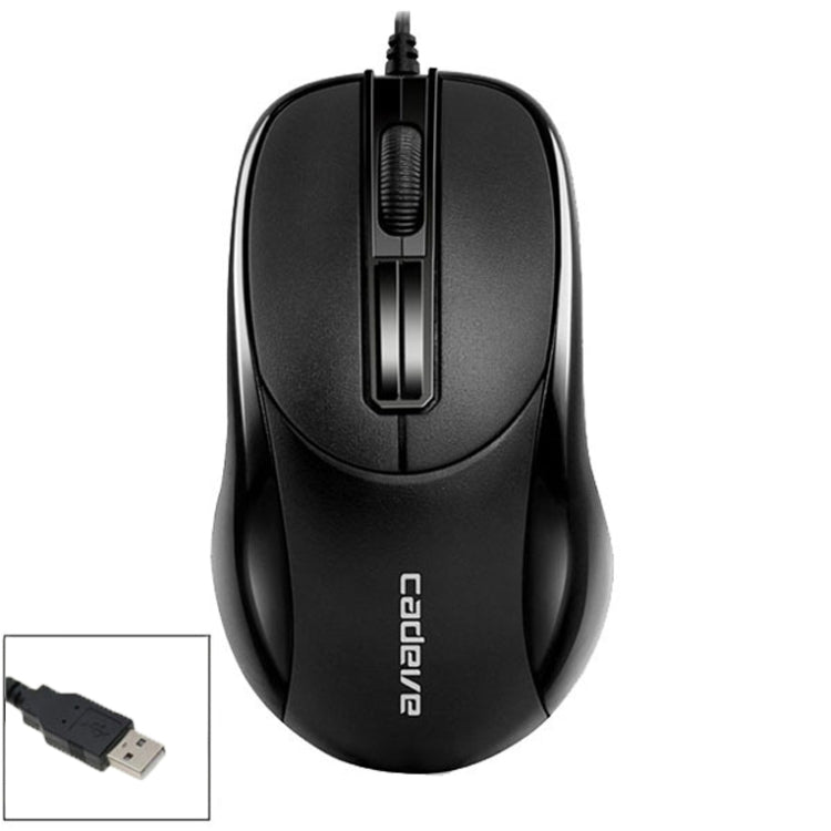 2個セット Cadeva 006 3キー 有線マウス 家庭用コンピューターマウス USBインターフェース、PS/2インターフェース