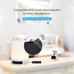 3.5mm ラベリア Bluetooth オーディオレシーバー メタルアダプター付き H-139 ブラック、ブルー、レッド、ホワイト、グリーン