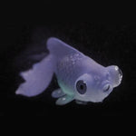 ナイトライトシミュレーション魚タンク装飾環境に優しいシリコーンカラフルな魚、1赤ベタ、2茶ベタ、3青ベタ、4青金魚、5赤金魚、6茶金魚