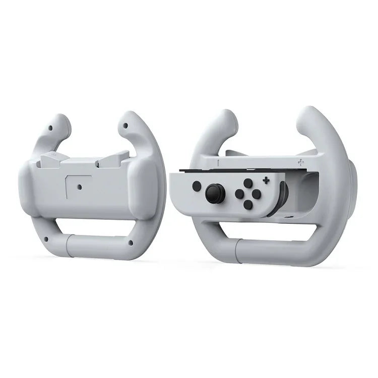 DOBE 左右ハンドルステアリングホイール Switch OLED / Switch用, 仕様：, ホワイト（2個入りパック）, ブラック（2個入りパック）, レッド＋ブルー（2個入りパック）
