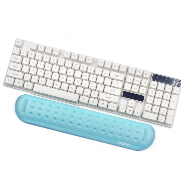 Baona シリコンメモリーコットン リストパッド マッサージホール キーボードマウスパッド, スタイル:, マウスパッド（ブルー）, マウスパッド（グレー）, マウスパッド（ブラック）, マウスパッド（ピンク）, ミディアムキーボードレスト（ブルー）, ミディアムキーボードレスト（グレー）, ミディアムキーボードレスト（ブラック）