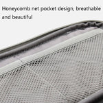 Baona BN-B002 ノートパソコン電源ケーブルデジタル収納バッグ 充電器アクセサリー収納バッグ、グレー、ブラック