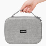 Baona BN-F011 ノートパソコン電源ケーブルデジタル収納保護ボックス、グレー、ブラック、特大グレー、特大ブラック