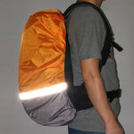 2個セット アウトドア登山用 カラーマッチング蓄光バックパックレインカバー、S 18-30L、M 30-40L、L 45-55L、XL 58-70L