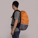 2個セット アウトドア登山用 カラーマッチング蓄光バックパックレインカバー、S 18-30L、M 30-40L、L 45-55L、XL 58-70L
