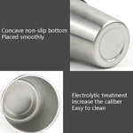 304ステンレス製ビアマグ 落下防止 子供用水カップ 容量：50ml、50ml