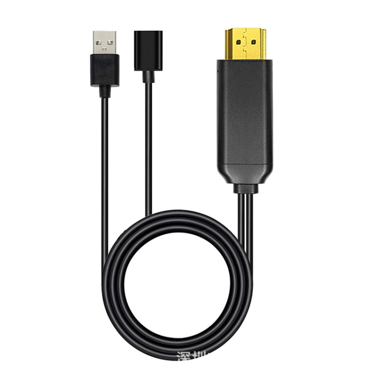 L3B Type-C USB から HDMI対応 オーディオ転送 3イン1 HDケーブル TV画面コネクター、L3B