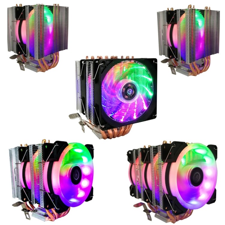 COOL STORM CT-4U-9cm ヒートパイプ デュアルタワーCPUクーラー 銅パイプ 9cmファン Intel/AMDプラットフォーム対応 仕様：オーロラ単ファン3ライン、オーロラ単ファン4ライン、オーロラダブルファン3ライン、オーロラ三連ファン3ライン