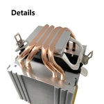 COOL STORM CT-4U-9cm ヒートパイプ デュアルタワーCPUクーラー 銅パイプ 9cmファン Intel/AMDプラットフォーム対応 仕様：オーロラ単ファン3ライン、オーロラ単ファン4ライン、オーロラダブルファン3ライン、オーロラ三連ファン3ライン