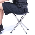 Outdoor Retractable Portable Stainless Steel Stool Camping Beach Fishing Folding Chair, Spec:, S, L