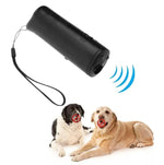 LEDフラッシュライト 超音波犬撃退器 ポータブル犬トレーナー, シングルヘッド ブラック, シングルヘッド イエロー, ダブル ブラック