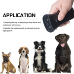 LEDフラッシュライト 超音波犬撃退器 ポータブル犬トレーナー, シングルヘッド ブラック, シングルヘッド イエロー, ダブル ブラック