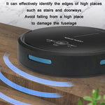 GEERLEPOL スマートホーム自動補充掃除ロボット、高性能 モバイルアプリ対応、ホワイト、ブラック