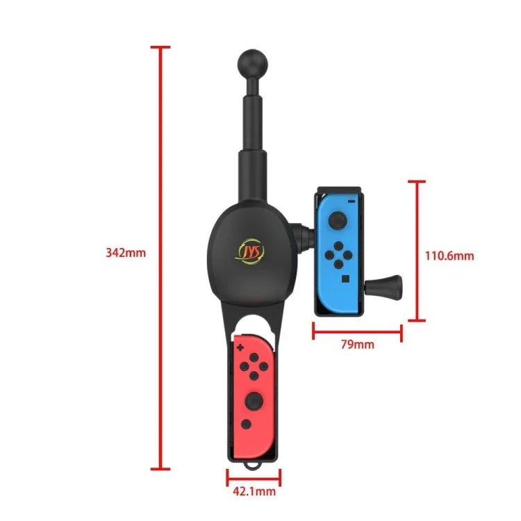 JYS NS192 ニンテンドースイッチ用釣り竿ゲームハンドルアクセサリー、NS192