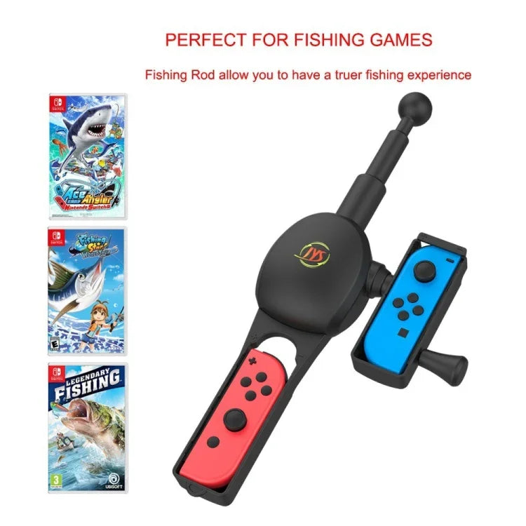 JYS NS192 ニンテンドースイッチ用釣り竿ゲームハンドルアクセサリー、NS192