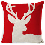 Christmas Linen Red Hug Pillowcase Without Pillow Core, 45 x 45cm