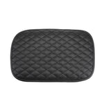 Leather Car Universal Central Armrests Pad Anti-Slip Armrest Box Mat, Universal