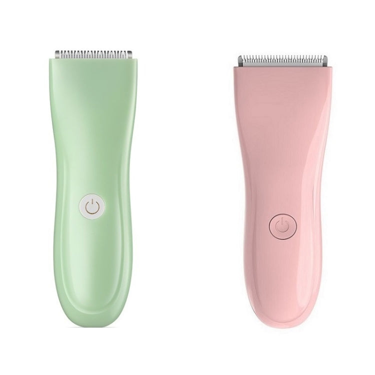 乳幼児・子供用ヘアクリッパー 電動ヘアクリッパー 充電式シェービングカッター, グリーン, ピンク