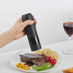 BY800 電動ブラックペッパーグラインダー 充電式ペッパー・シーソルト調味料グラインダー、ブラック、ホワイト、アゲートレッド、エメラルド