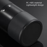 BY800 電動ブラックペッパーグラインダー 充電式ペッパー・シーソルト調味料グラインダー、ブラック、ホワイト、アゲートレッド、エメラルド
