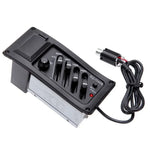 EQ-7545R ギター用4バンドイコライザー EQ 木製ギター改造ピックアップ楽器アクセサリー、EQ-7545R
