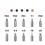 180度 6.35mm 合金エルボラチェットドライバーセット 10本ドライバービット付き LT001