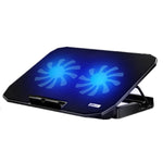 ICE COOREL N106 ノートパソコン用ベース調整ラジエーター デュアルファン ノート冷却スタンド 標準版（ブルーライト）、高級版（ナイトダーク）、高級版（アイボリーホワイト）、高級版（シーブルー）、フラッグシップ版（ナイトブラック）