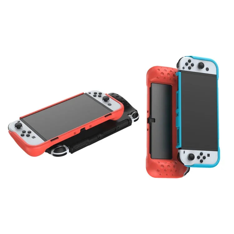 DOBE TNS-1142 滑り止め・落下防止ゲーム機ソフトシェル保護カバー Nintendo Switch OLED用、TNS-1142